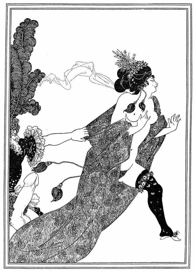 aubrey beardsley Cinesias Entreating Myrrhina to Coition