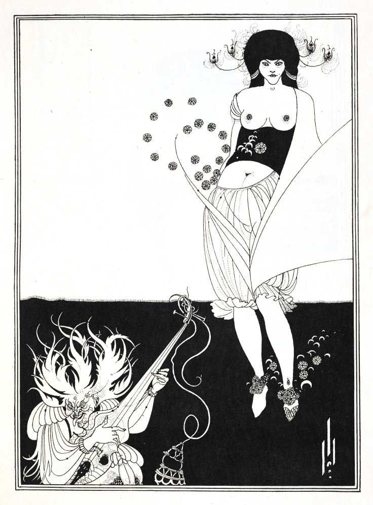 aubrey beardsley Salome dancing