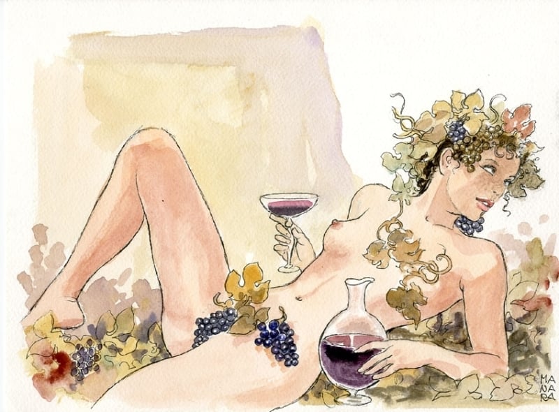 Bacchus by Milo Manara