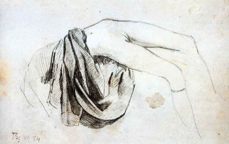 Balthus Preparatory sketch