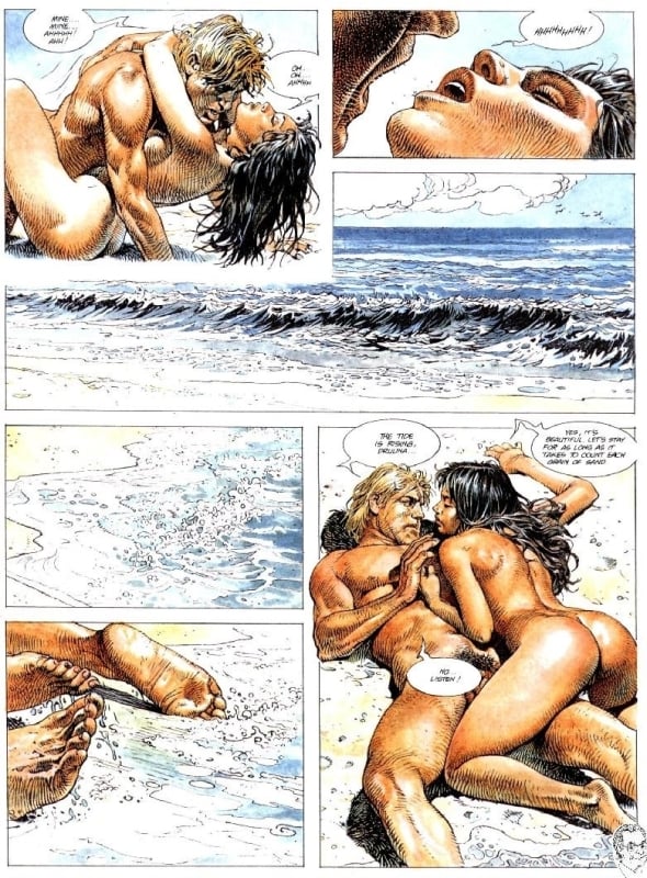 beach scene erotic Druuna