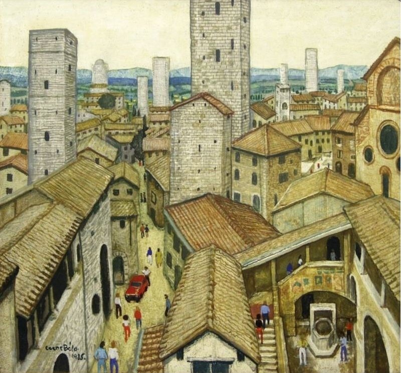 bela czene San-Gimignano