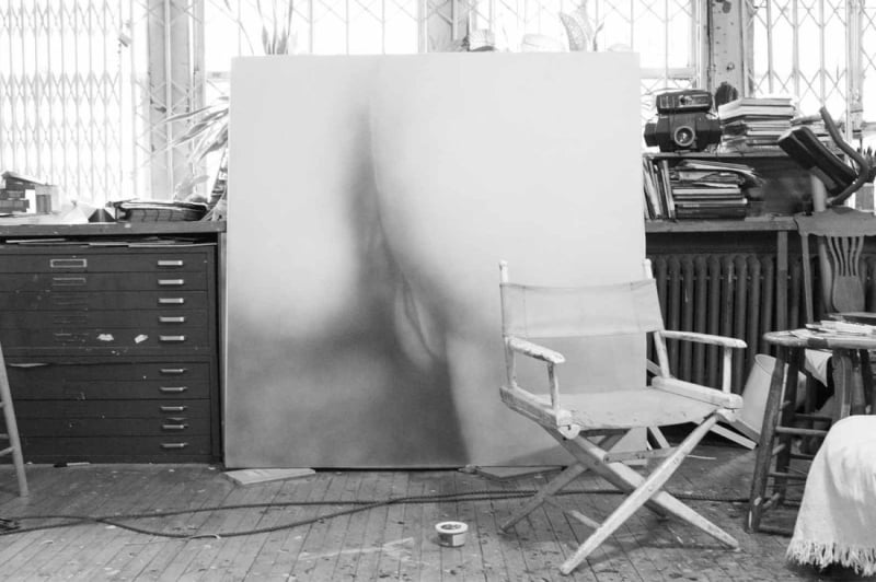 Betty Tompkins studio, drawings - Betty’s loft in Soho, New York City.