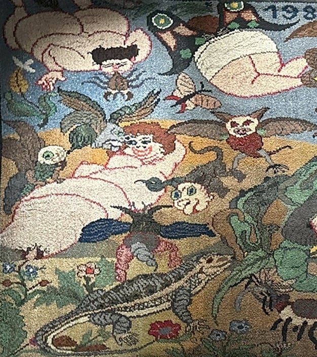 Big Butts, tapestry by Marian Henel (detail)