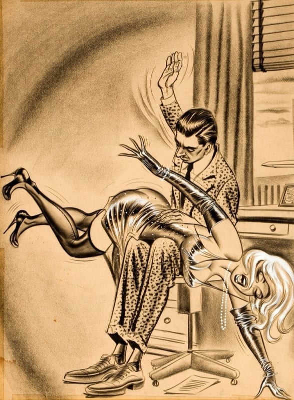 bill ward spanking art