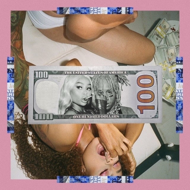 Blac Chyna & Trippie Redd, Cash Only Single Music Collaboration 2020 art cover.