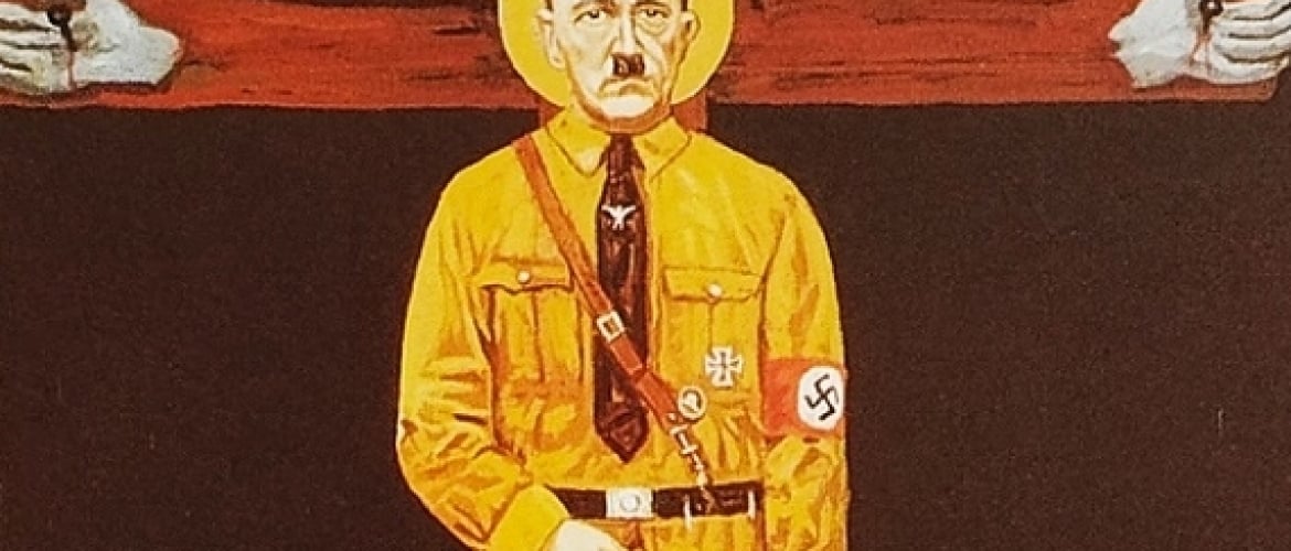 Subversive Art Depicting a Masturbating Adolf Hitler