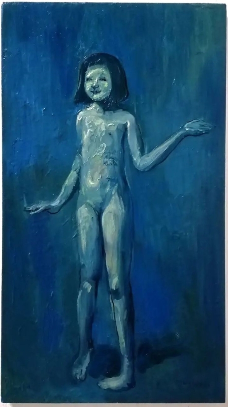 blue girl by Masaya Yoshioka