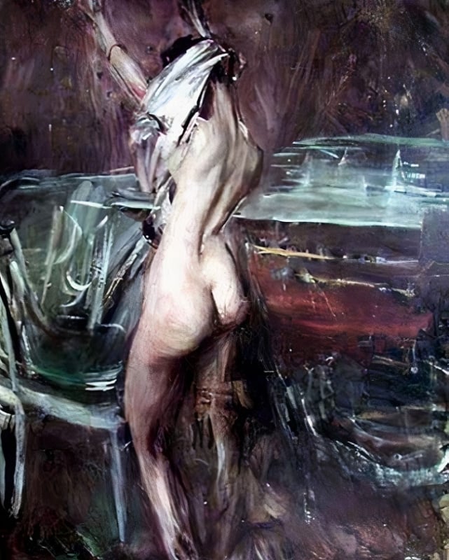 boldini Young dark lady