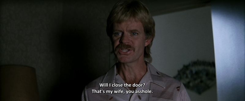 Boogie Nights William H Macy door scene hartley wahlberg