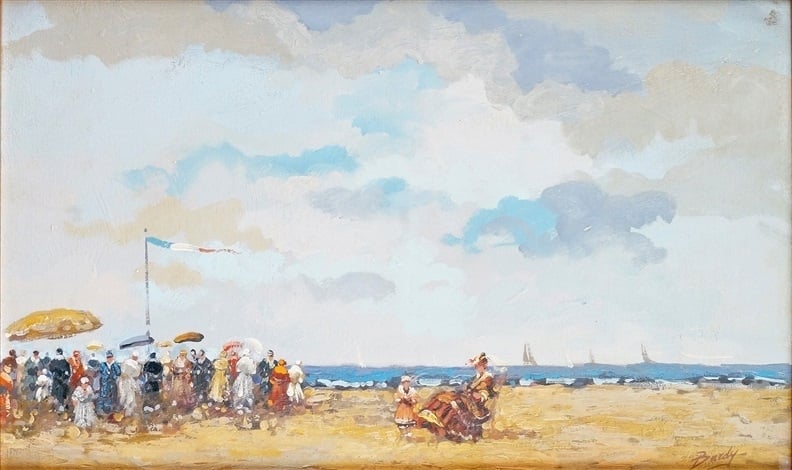 Bord de Mer (Seaside), early 20th century by Paulette Bardy