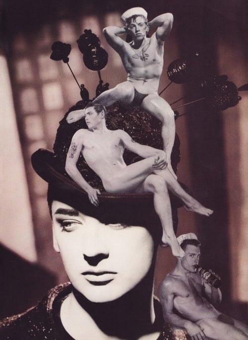 Boy George, Art Collage, Sept 1988, 100th Edition The Face Magazine