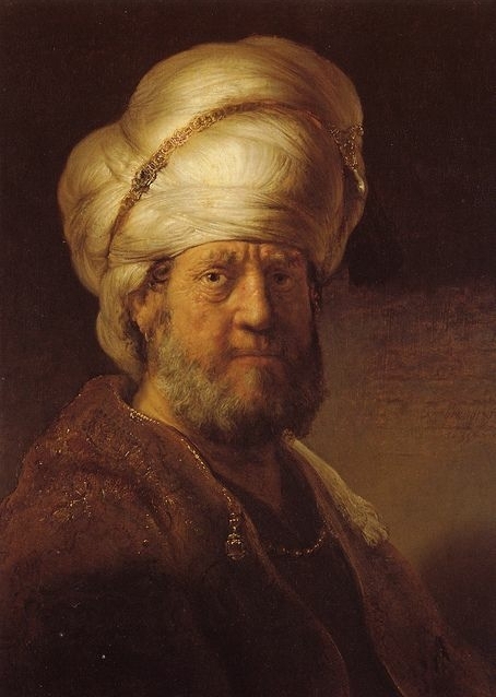 Bust of a Man in Oriental Dress' (1635) by Rembrandt van Rijn