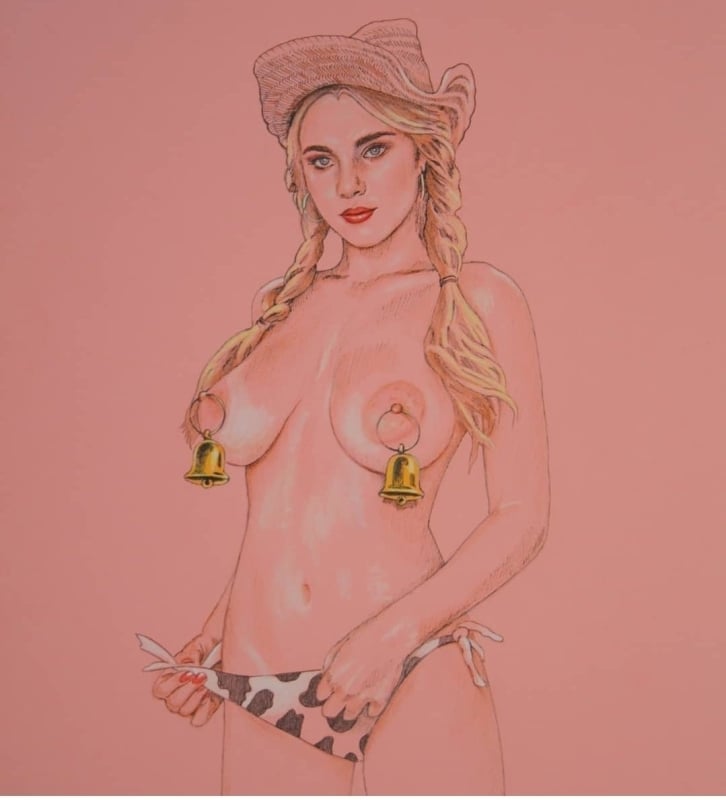 busty pin-up by Bad Baroque