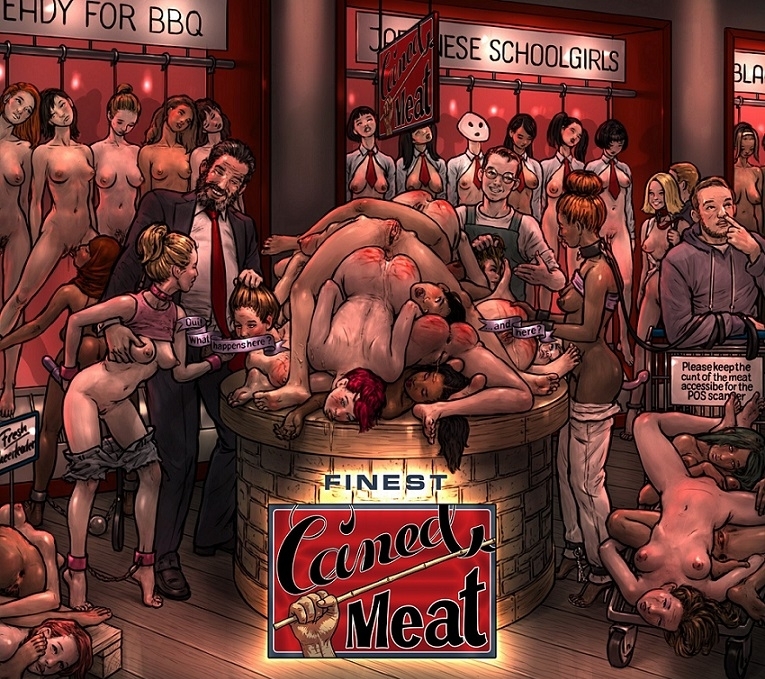 Caned Meat [ The Girl Meat Testers ] by Kaockl