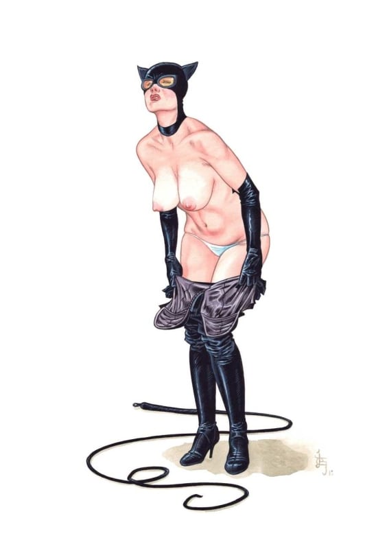 cat mistress by Olaf Boccere