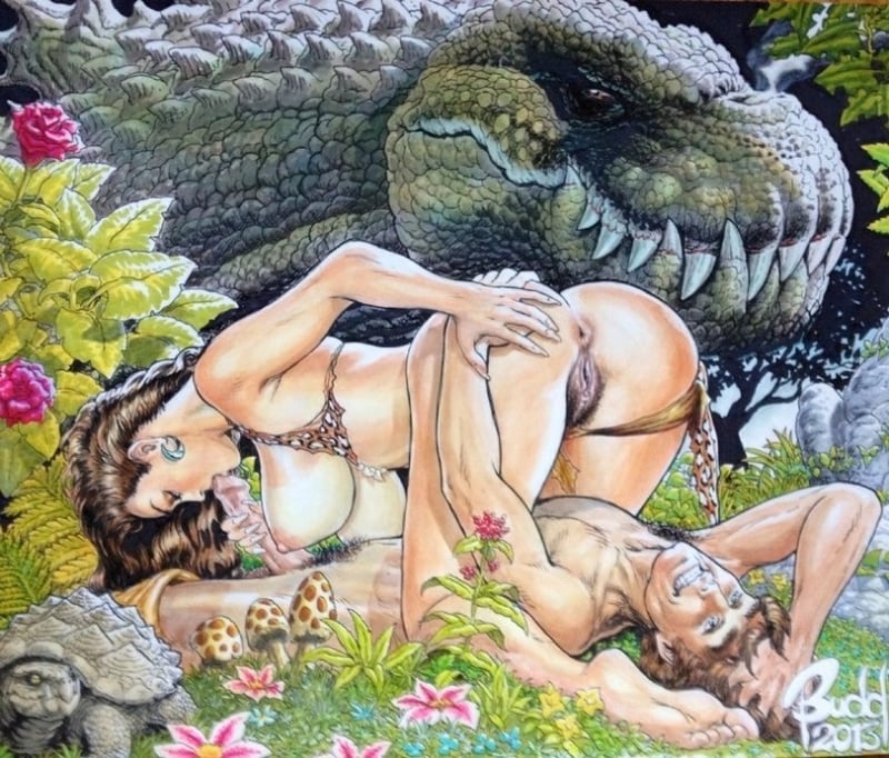 Cave pin-up by Budd Root Cave pin-up by Budd Root