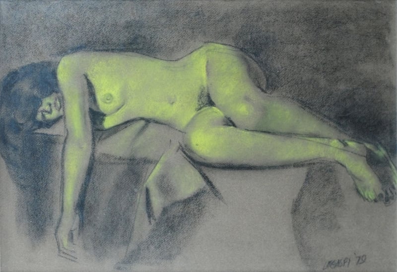 Cesar Legaspi, Untitled (Reclining Nude), 1979