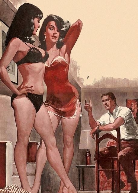 Charles Copeland, 1924-1979, Pulp illustration