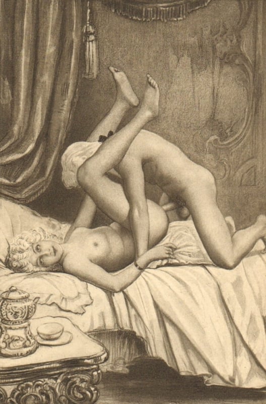 Charles plucks Fanny's virgin flower (Fanny Hill)