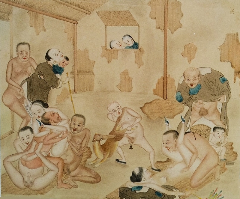 Chinese erotic fantasy painting