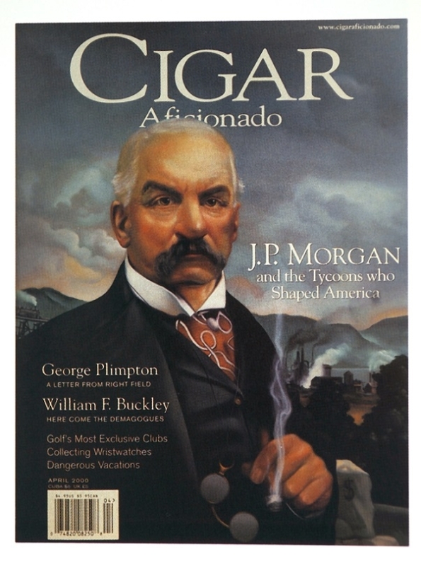 Cigar Aficionado cover by David Bowers