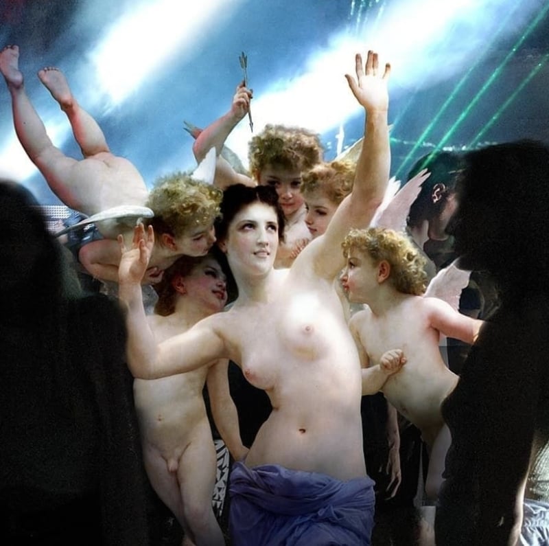 Classical paintings slip into our everyday lives in the images of Ukrainian graphic designer Alexey Kondakov