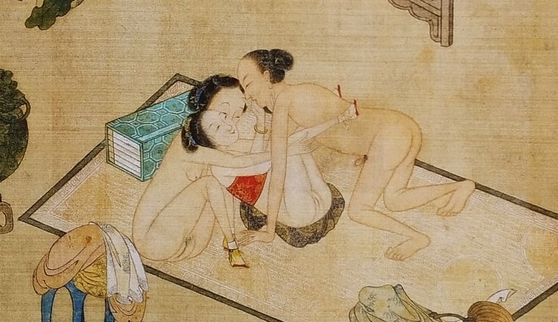 close up 8 Chinese erotic painting