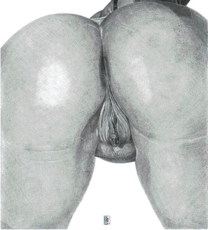 close-up buttocks by Alberic