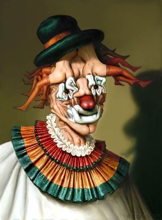 Clown au Nues by André Martins De Barros
