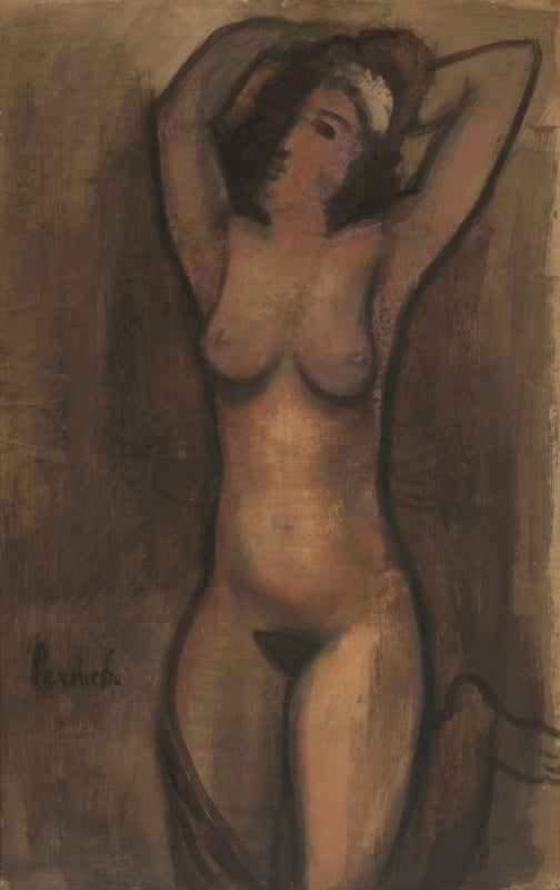 Constant Permeke, Knielend naakt (Kneeling nude), 1945 Constant Permeke, Knielend naakt (Kneeling nude), 1945