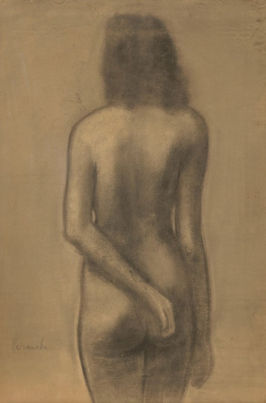 Constant Permeke, Naakt op de rug gezien (Nude seen from the back), 1943 Constant Permeke, Naakt op de rug gezien (Nude seen from the back), 1943