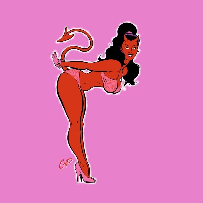 Coop female demon pin-up