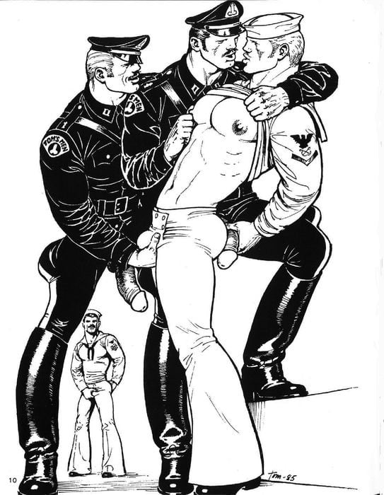 cops and sailor Tom of Finland