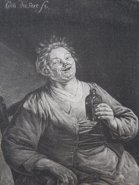 Cornelis Dusart Drunken Woman