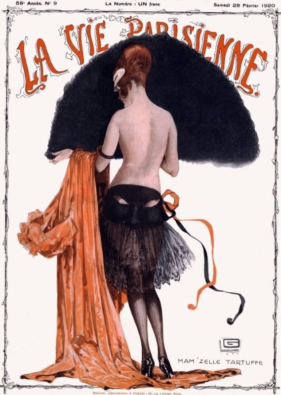 Cover of La Vie Parisienne, 1920s.