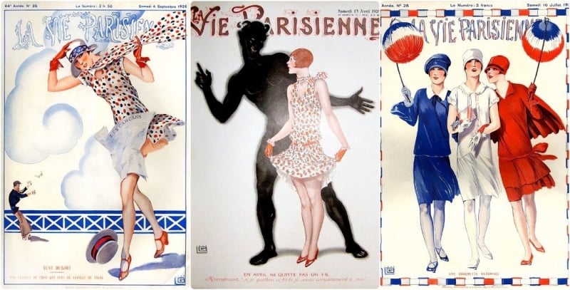 Cover of La Vie Parisienne, 1920s.