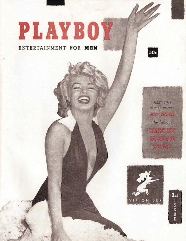 Cover Playboy, December 1953 - Marilyn Monroe