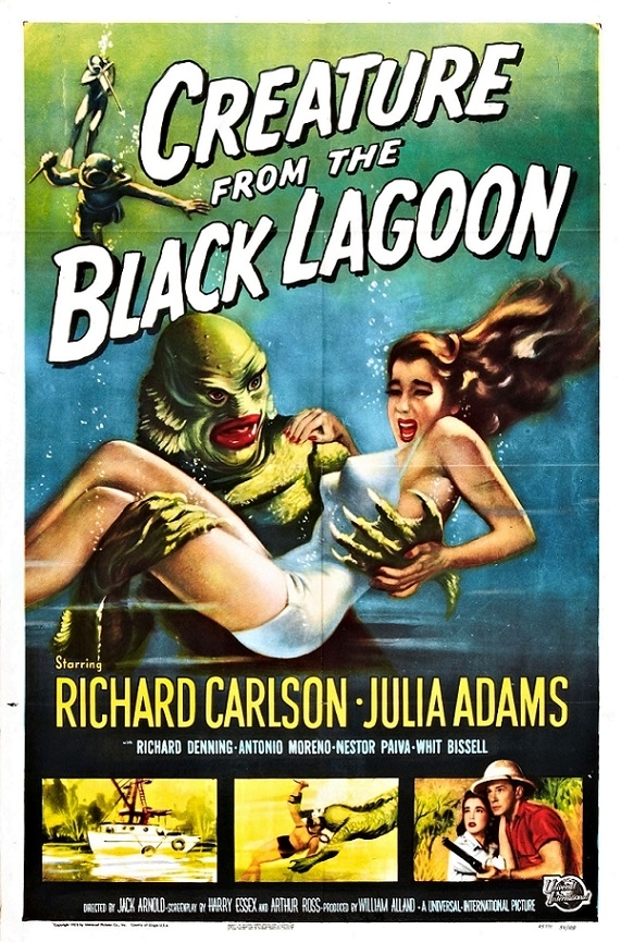 creature from the black lagoon poster