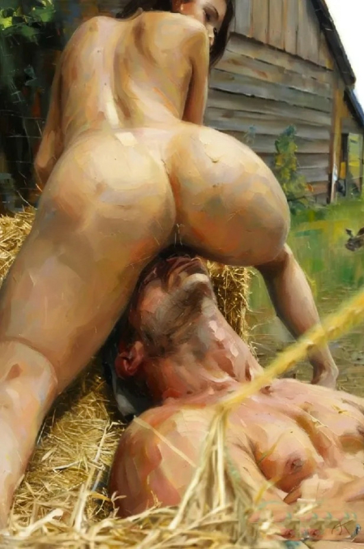 cunnilingus in the hay