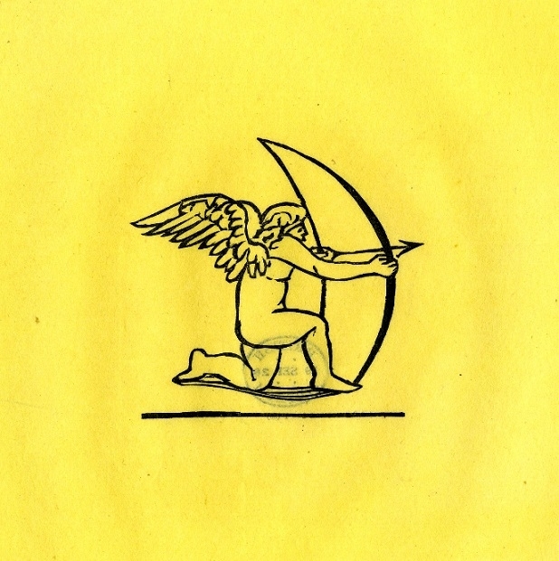 Cupid drawing his bow, Maillot