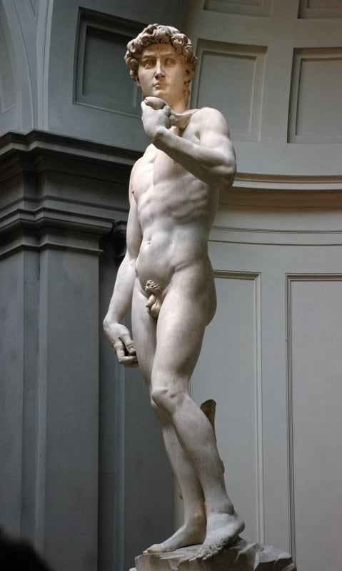 David di Michelangelo, marble, Florence, Galleria dell'Accademia, 1501-1504, uploaded by Marcus Obal,
