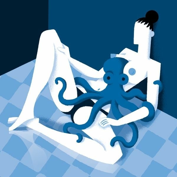 David Merveille blue octopus