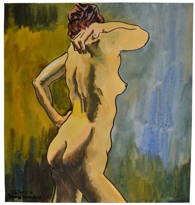 David Murphy, Back of Woman Streching, 2024 David Murphy, Back of Woman Streching, 2024