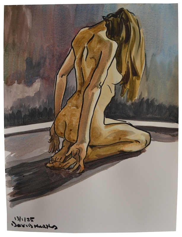 David Murphy, Kneeling Female Nude, 2025 David Murphy, Kneeling Female Nude, 2025