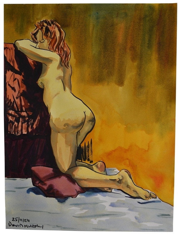 David Murphy, Resting Female Nude, 2024 David Murphy, Resting Female Nude, 2024