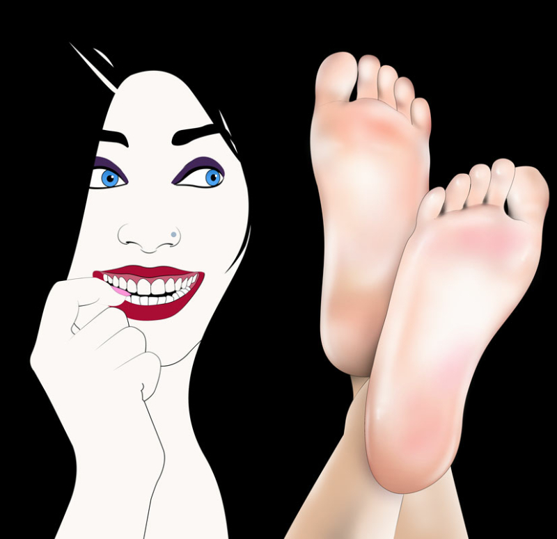 David Zuker Foot Fetish pop art