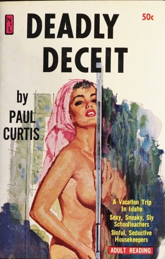 Deadly Deceit Pulp Cover