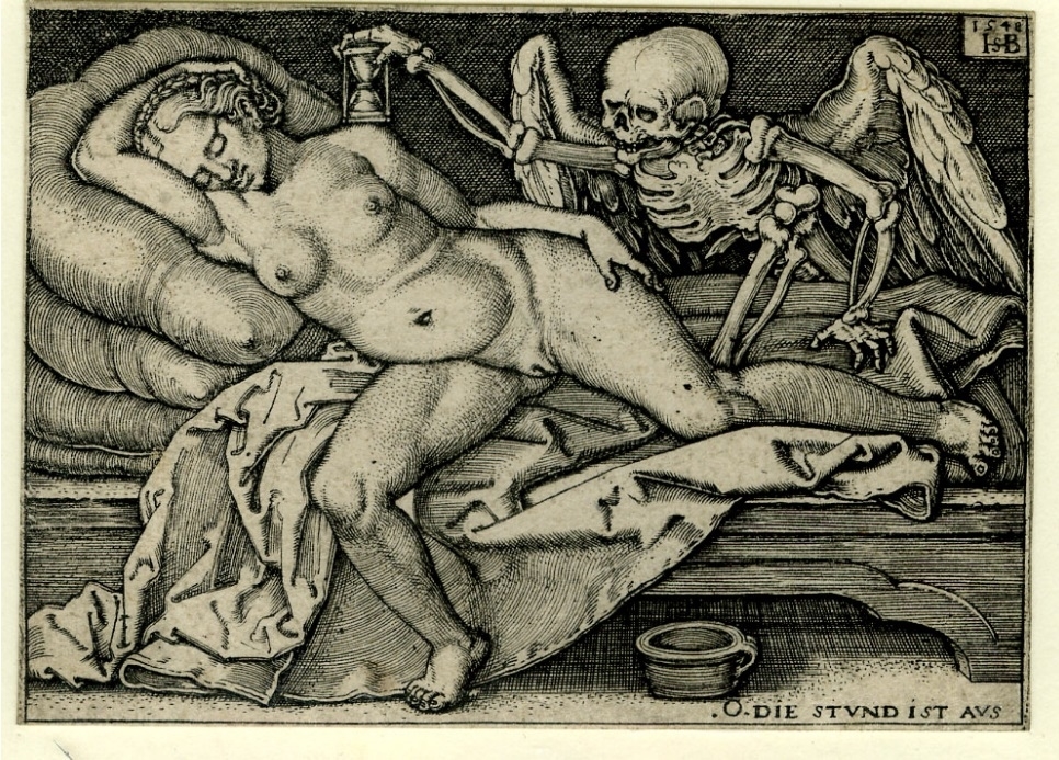 Death and the sleeping woman Sebald Beham