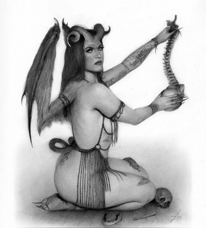 Demon fairy by Simone Pinna